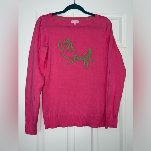 Lilly Pulitzer Marielle sweater size L Oh Shift - Picture 1 of 7